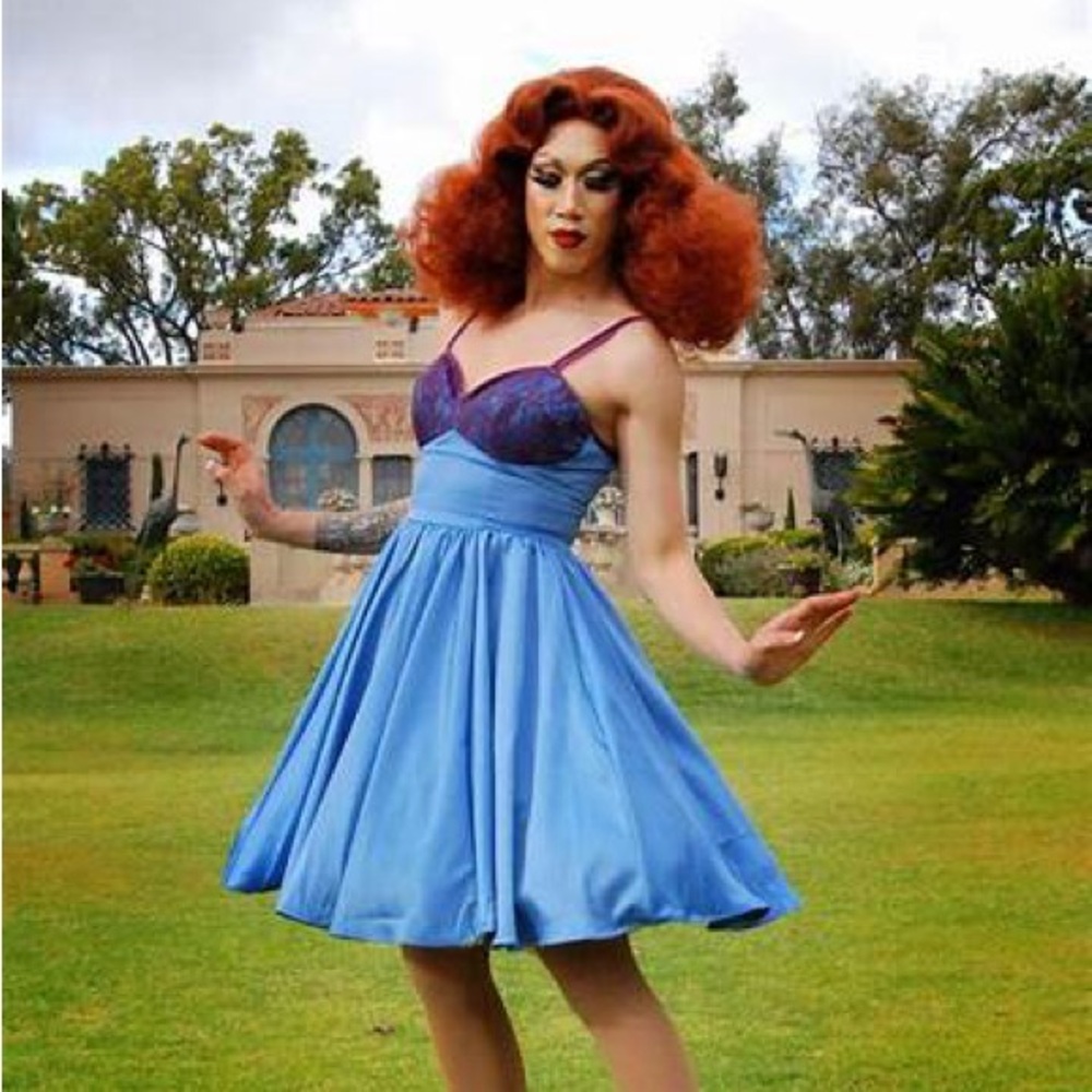 Pinup Couture Courtney Swing Dress - Picture 2 of 2